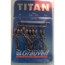 Clips de Engate Rápido Grauvell Titan Nº2 Test: 33/73Kg Unidades:10